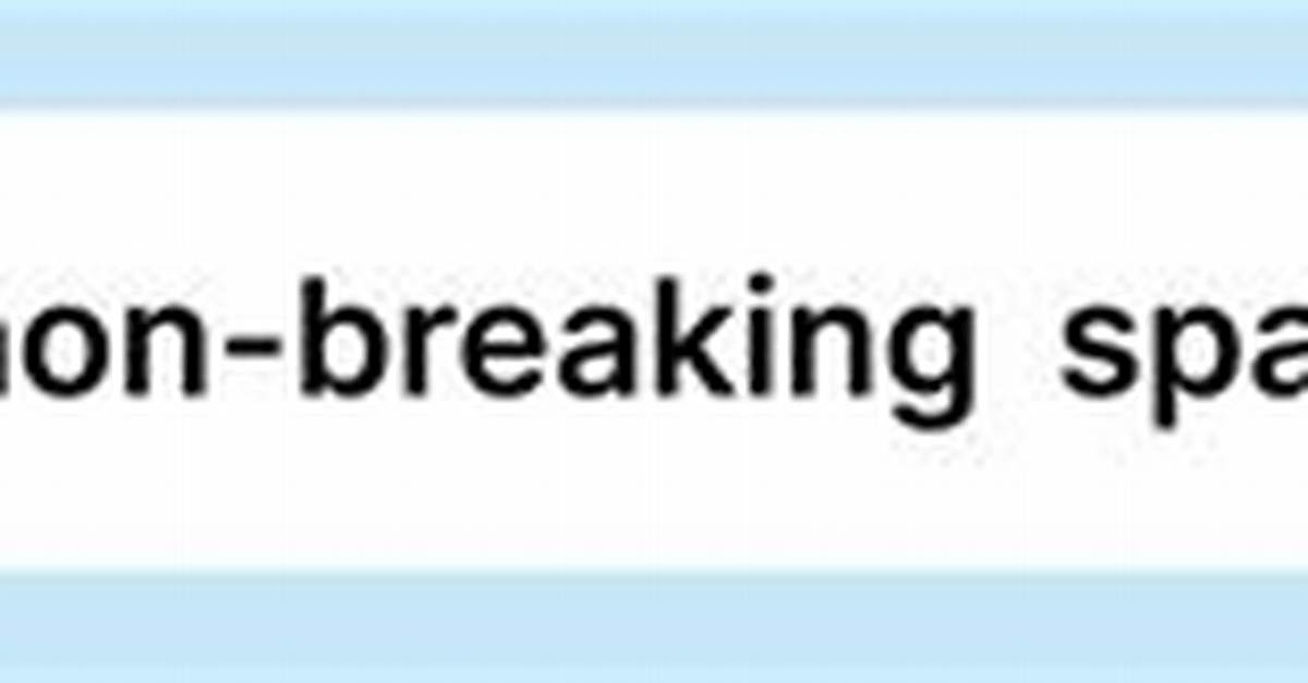 Non-Breaking Dash Html [Duplicate]