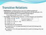 Non-Transitive Relation