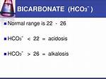 Normal Bicarbonate Levels