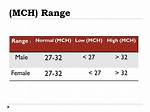 Normal Mch Levels