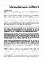 Northanger Abbey Summary