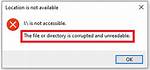 "Not a Directory" Error