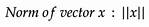 Notation About Norm
