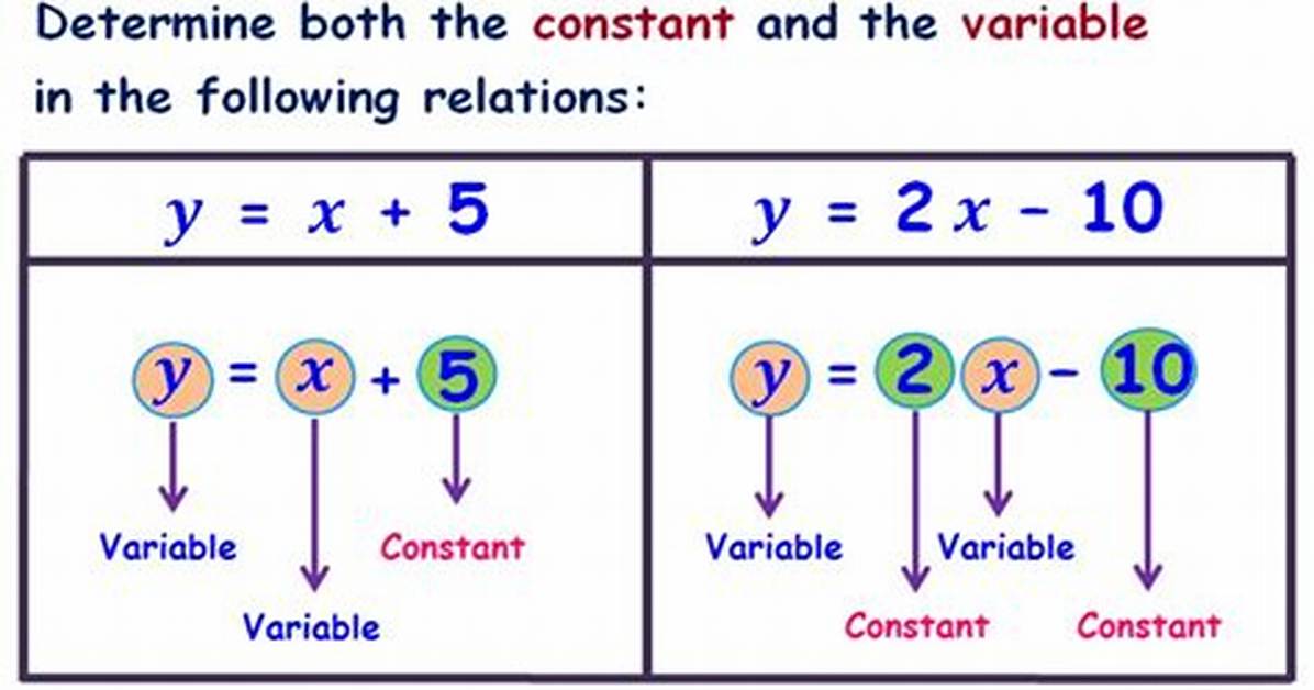 Notation for a Constant vs a Variable?