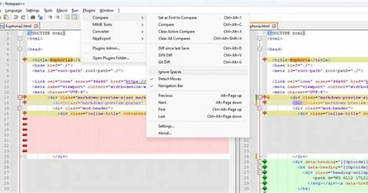 Notepad++, Compare Plugin Installation Problem
