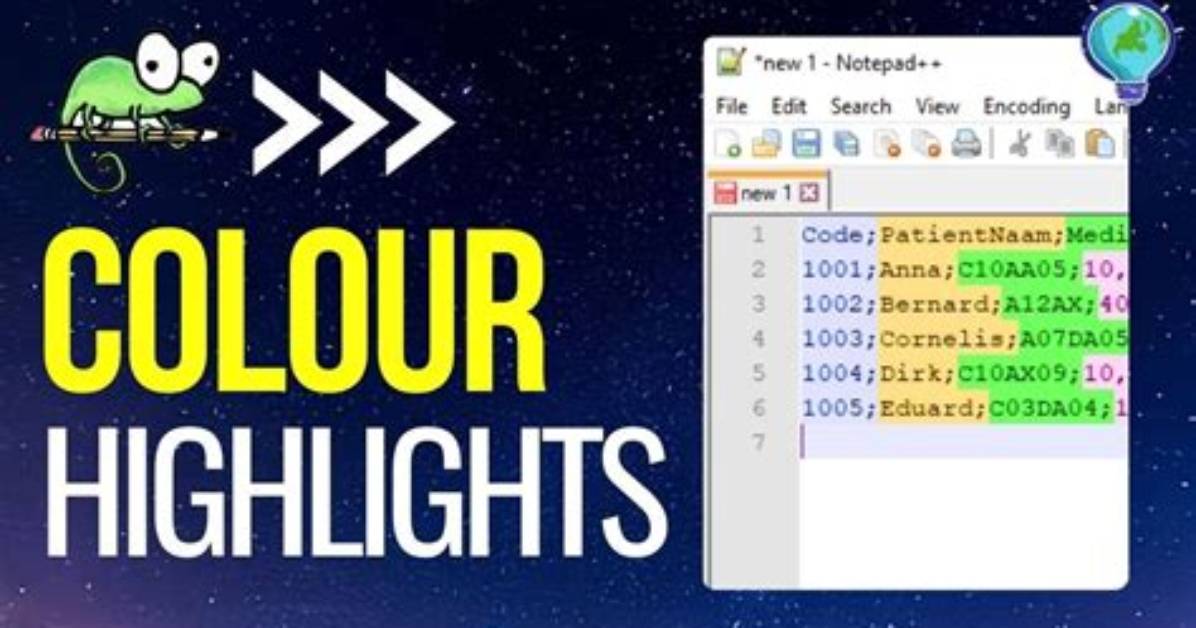 Notepad++ Highlight Colours