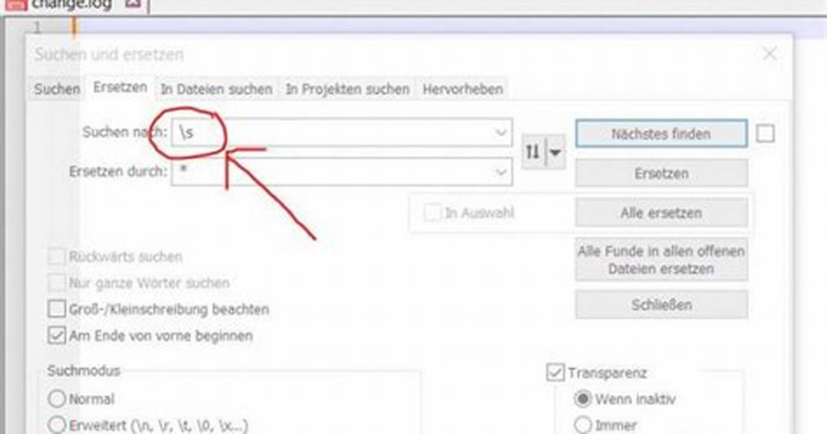 Notepad++ Wildcard
