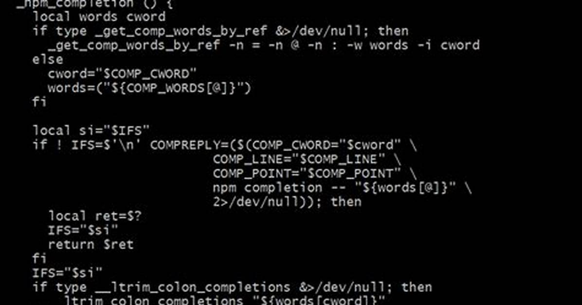 Npm Config