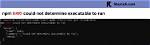 Npm Err! Could Not Determine Executable to Run