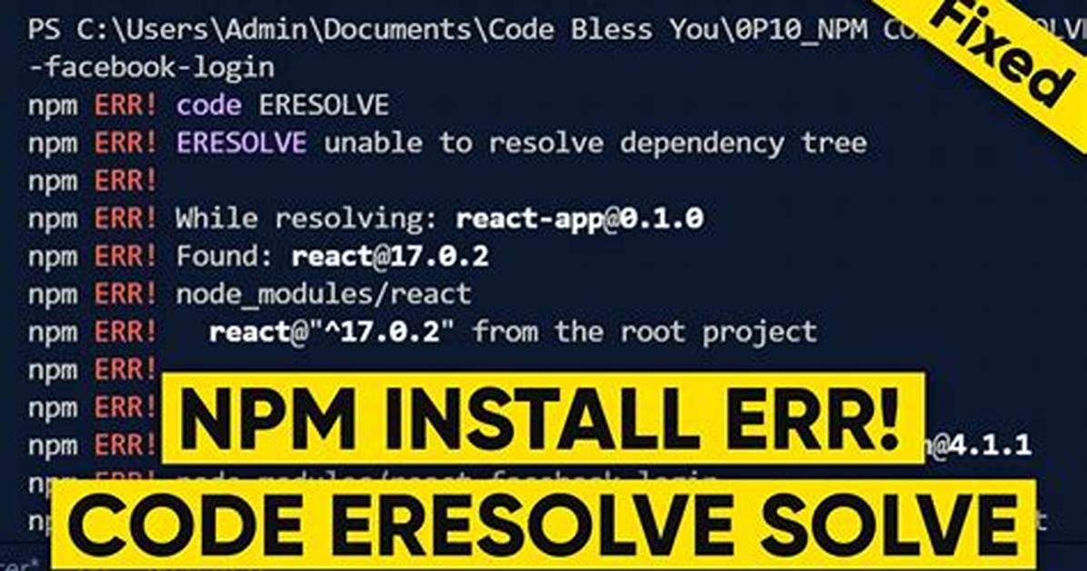 Npm Install Error (Code Ebadplatform)