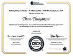 Nsca Certification