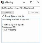 Nspsplitty Switch - Gamebrew