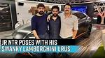 Ntr Poses with His Lamborghini