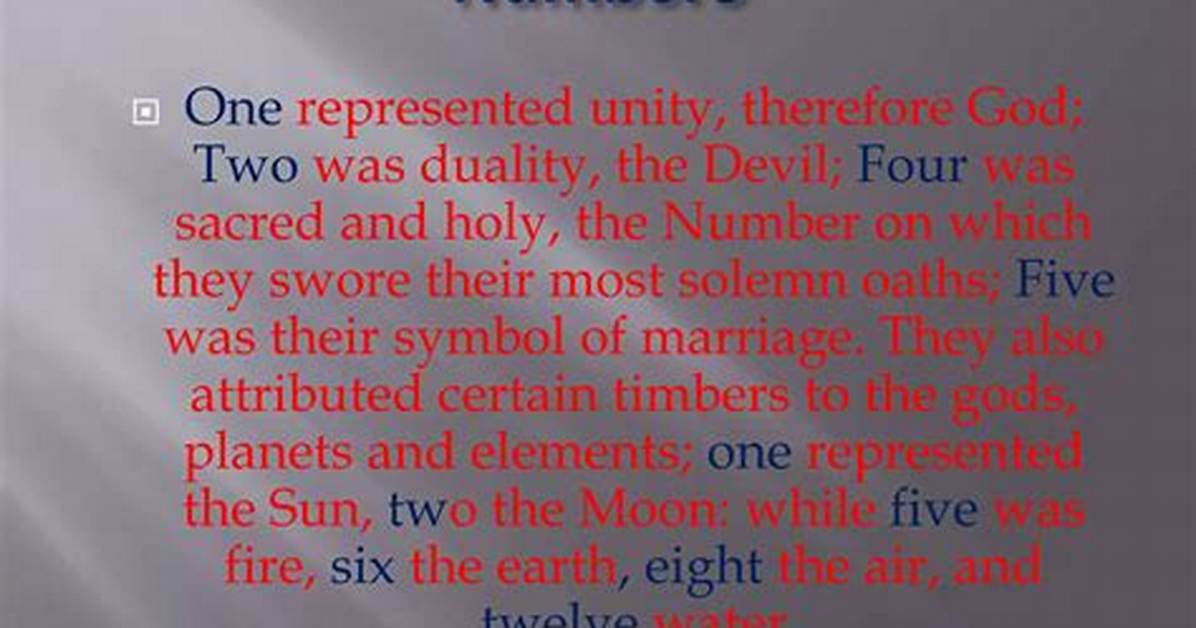 Number Indicating Duality