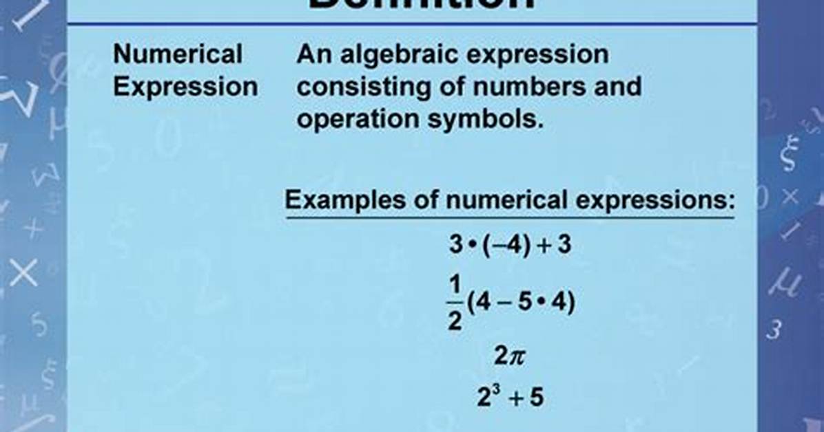 Numerical Definition