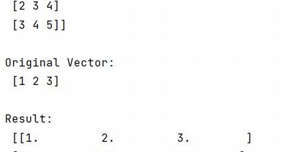 Numpy: Divide Each Row by a Vector Element