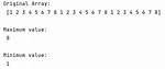 Numpy: Function for Simultaneous Max() and Min()