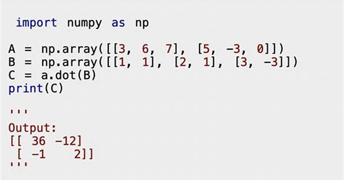 Numpy Matrix Vector Multiplication [Duplicate]