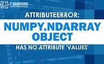 'Numpy. Ndarray' Object Has No Attribute 'Remove'