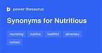 Nutritious Synonym