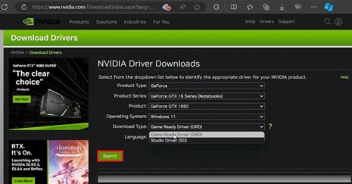 Nvidia Driver Doesn't Install Correctly