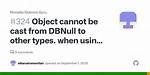 Object Cannot Be Cast from Dbnull to Other Types