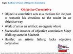 Objective Correlative