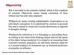 Objectivity Meaning