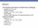 Ocaml Syntax Error in Function