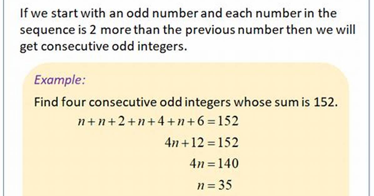 Odd Integers