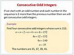 Odd Integers