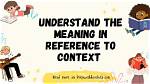 ___ of Reference (Context)