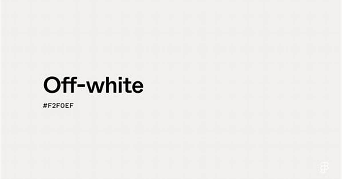 Off White Color Code