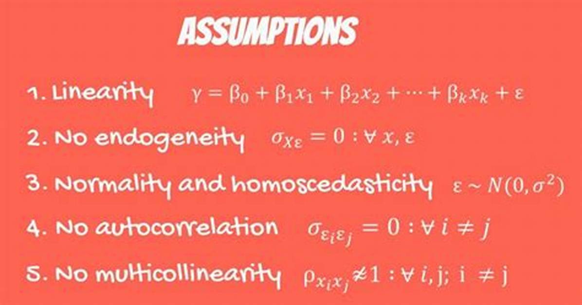 Ols Assumptions