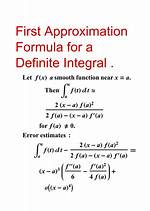 On a First Approximation?