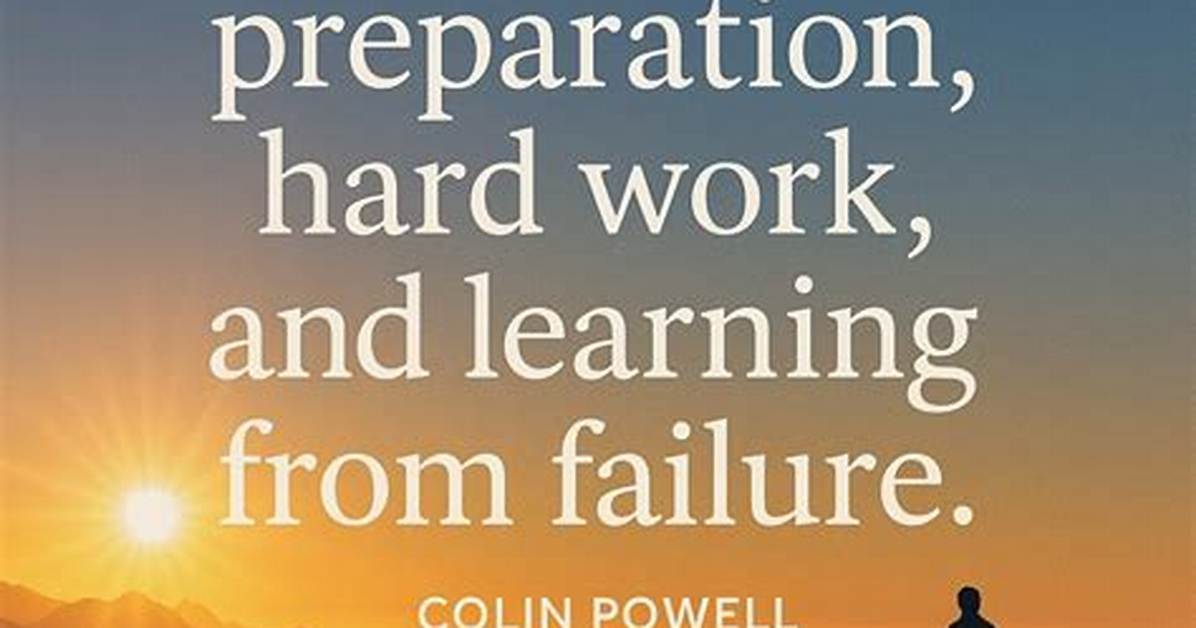 On Hard Work Thoughts?