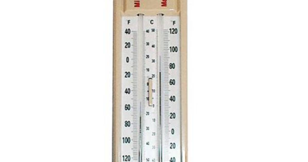 On Maximum and Minimum Thermometer?