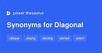 On the Diagonal Synonym?