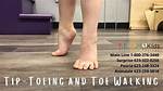 On Tip Toeing Meaning?