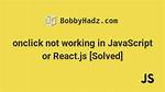 OnClick Not Working React Js