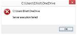 Onedrive Server Execution Failed? Here's a Quick Fix