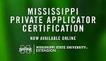 Online Private Applicator Certification Program