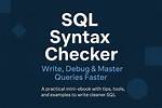 Online Sql Query Syntax Checker [Closed]