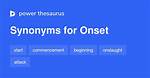 Onset Synonym