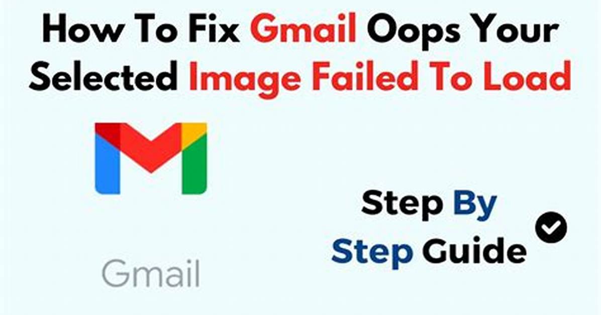 Oops Your Selected Image Failed to Load