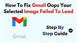 Oops Your Selected Image Failed to Load