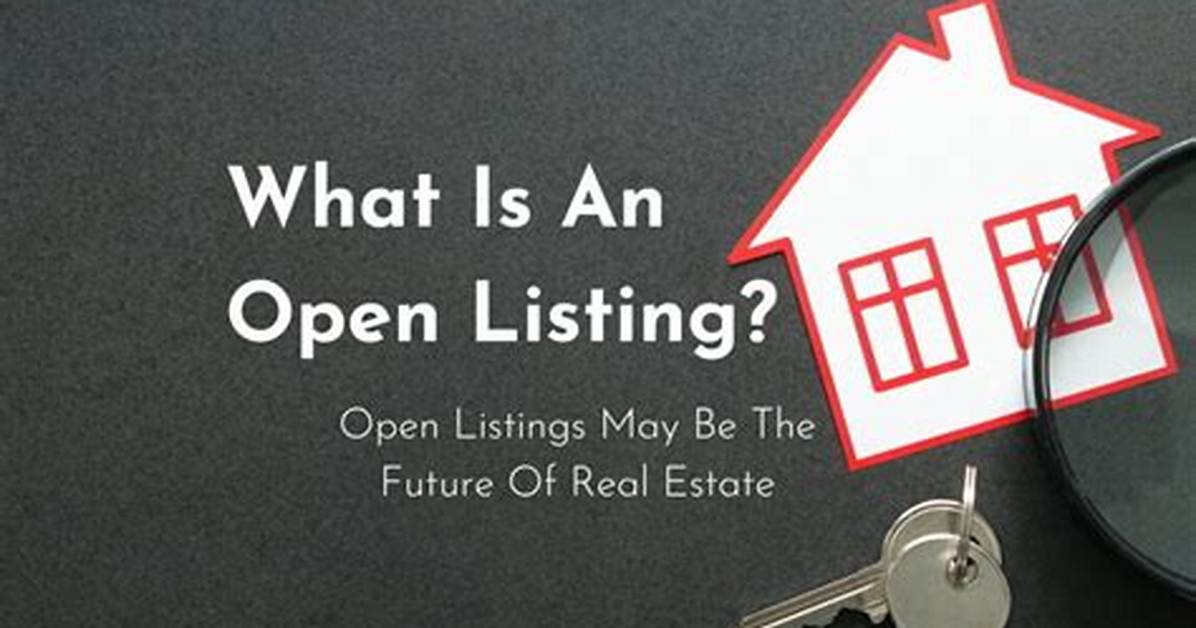 Open Listing Definition