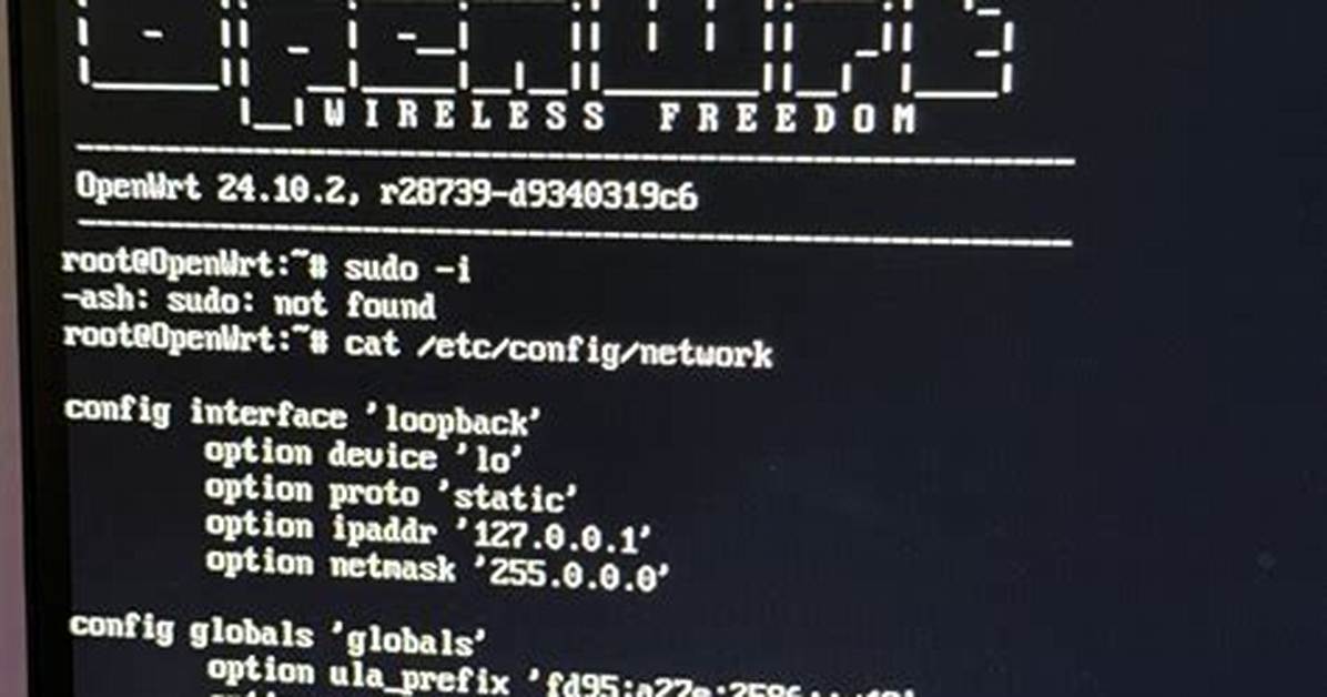 Openwrt Br-Lan Issue