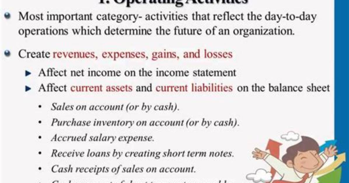 Operating Activities Examples