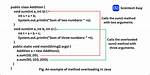Operator Overloading in Java